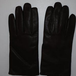 NWOT PRATT & HART BROWN SHEEP LEATHER GLOVES 7.5"